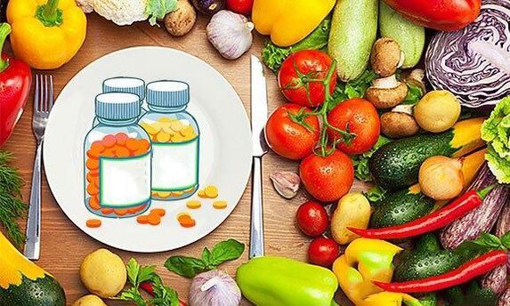 Vitamine in Potenz steigernden Produkten