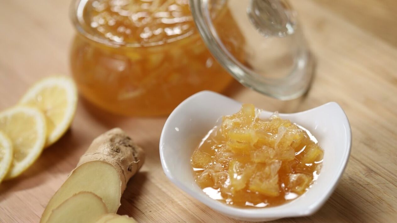 Verbessert die Immunität und Erektion eines Mannes köstliche Ingwer-Zitronen-Marmelade. 